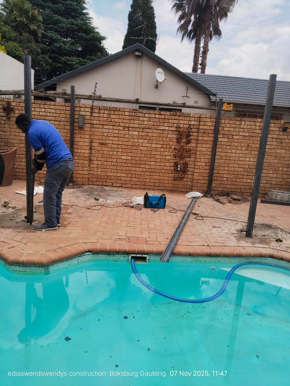 Pergola Shades project 3: Before by Hot Mix Holdings